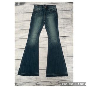 Express Bell bottom Distressed Jeans